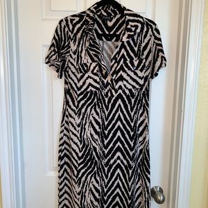 Zebra print dress